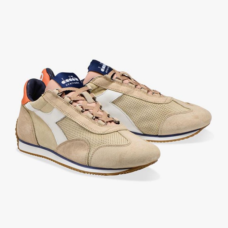 Zapatillas Bajas Diadora Equipe Hombre Beige | MFEBDSW-73