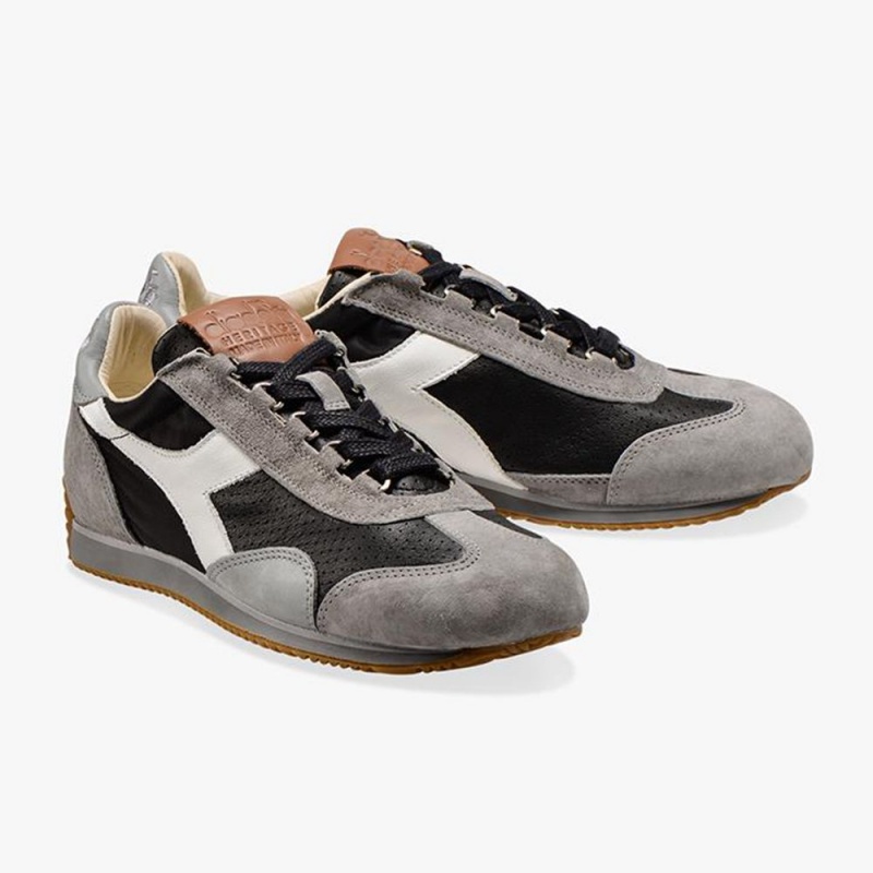 Zapatillas Bajas Diadora Equipe Hombre Gris | DLCNIME-30