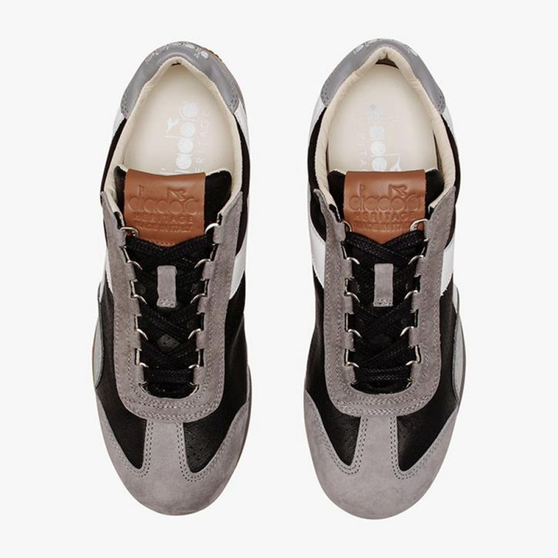 Zapatillas Bajas Diadora Equipe Hombre Gris | DLCNIME-30