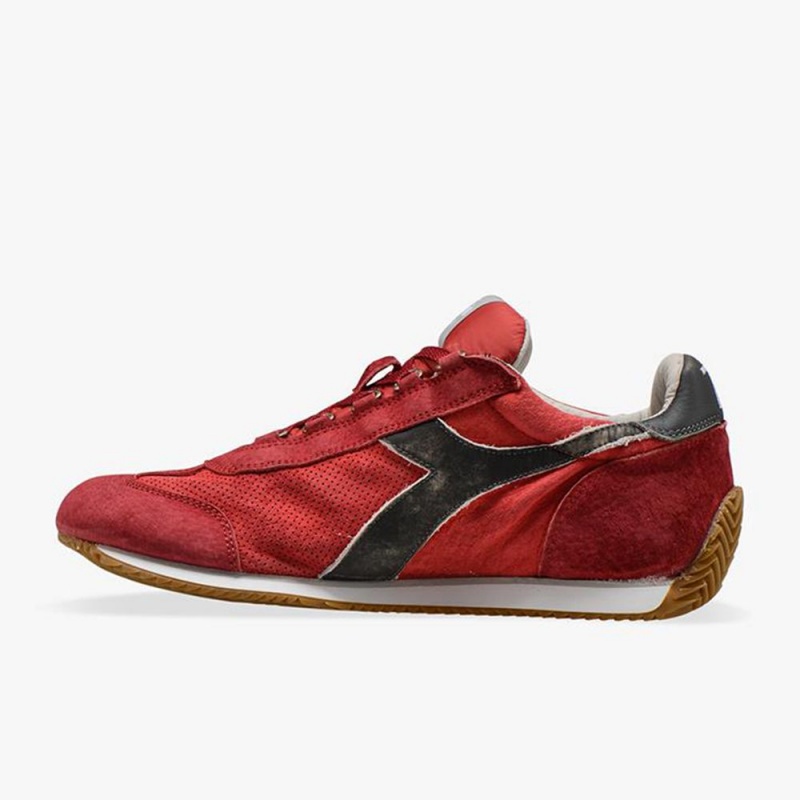 Zapatillas Bajas Diadora Equipe Hombre Rojas | TFGURLH-62