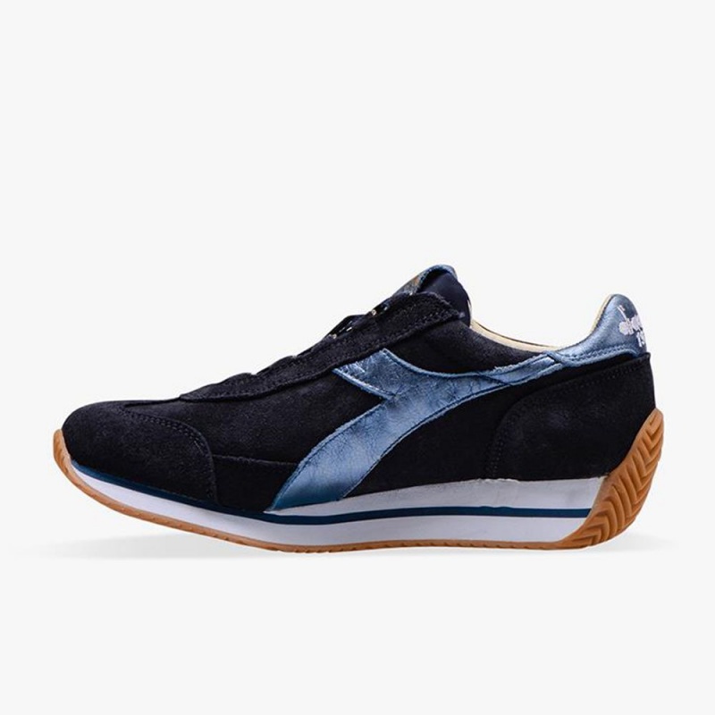 Zapatillas Bajas Diadora Equipe Mujer Azul Marino | EDFBTQH-72