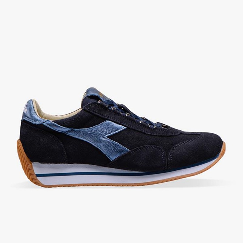 Zapatillas Bajas Diadora Equipe Mujer Azul Marino | EDFBTQH-72