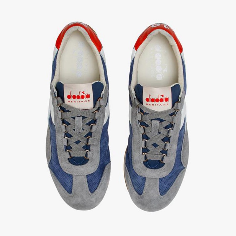 Zapatillas Bajas Diadora Equipe Mujer Azules | QNFZBLJ-80