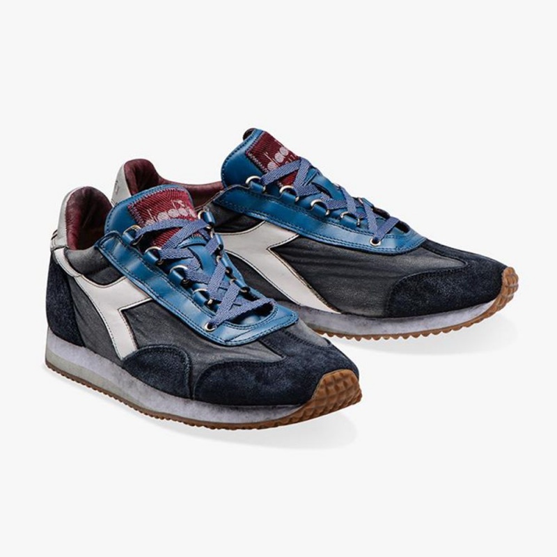 Zapatillas Bajas Diadora Equipe Mujer Azul Marino | SJFZEPL-49