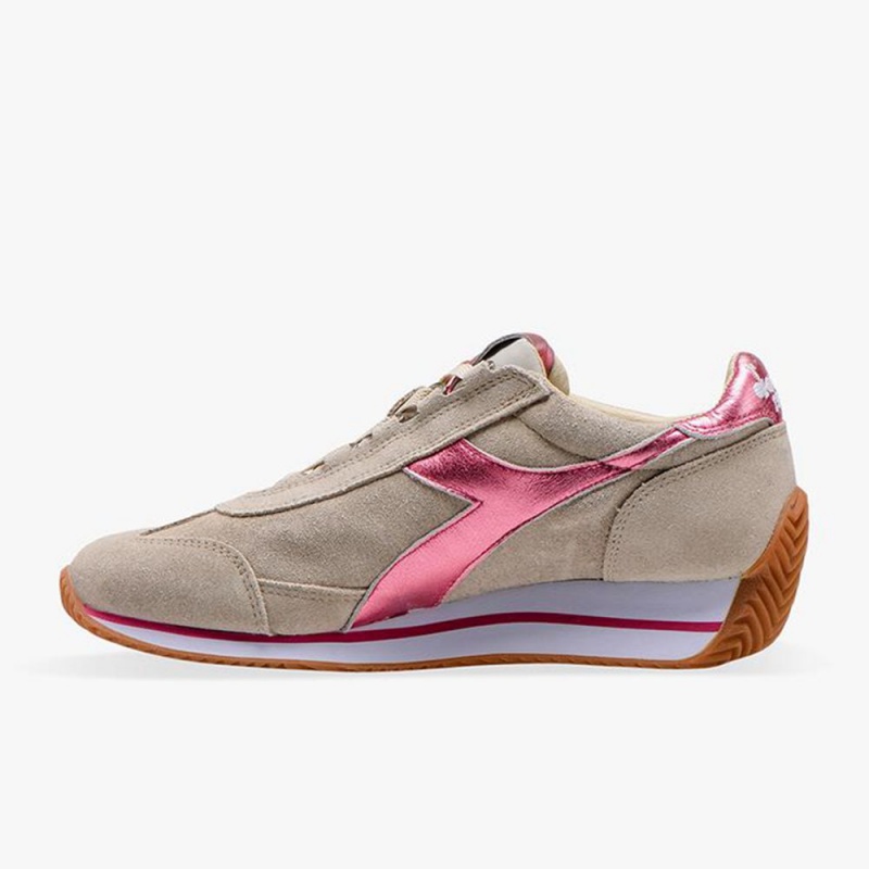 Zapatillas Bajas Diadora Equipe Mujer Beige | SFOZDQU-03