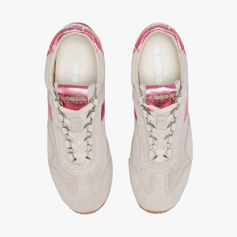 Zapatillas Bajas Diadora Equipe Mujer Beige | SFOZDQU-03