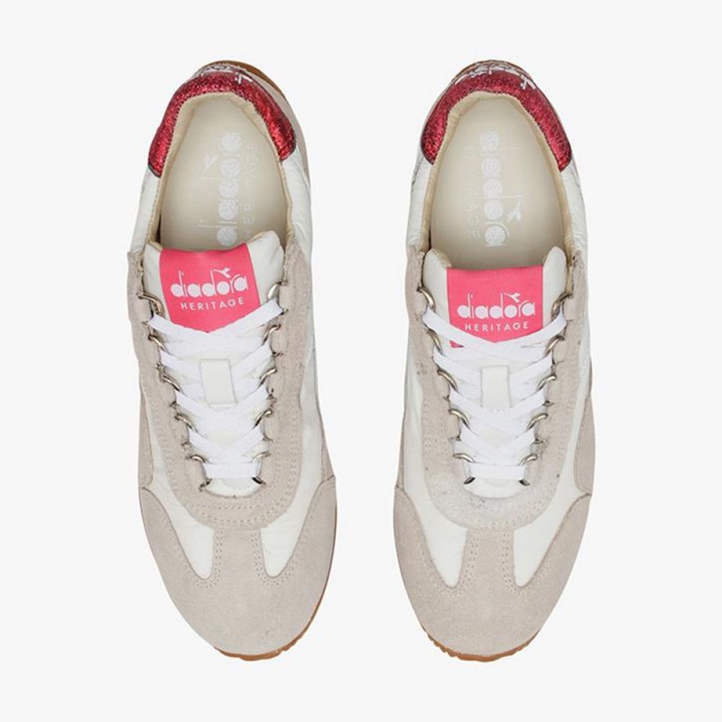 Zapatillas Bajas Diadora Equipe Mujer Beige | MZNQJOR-03