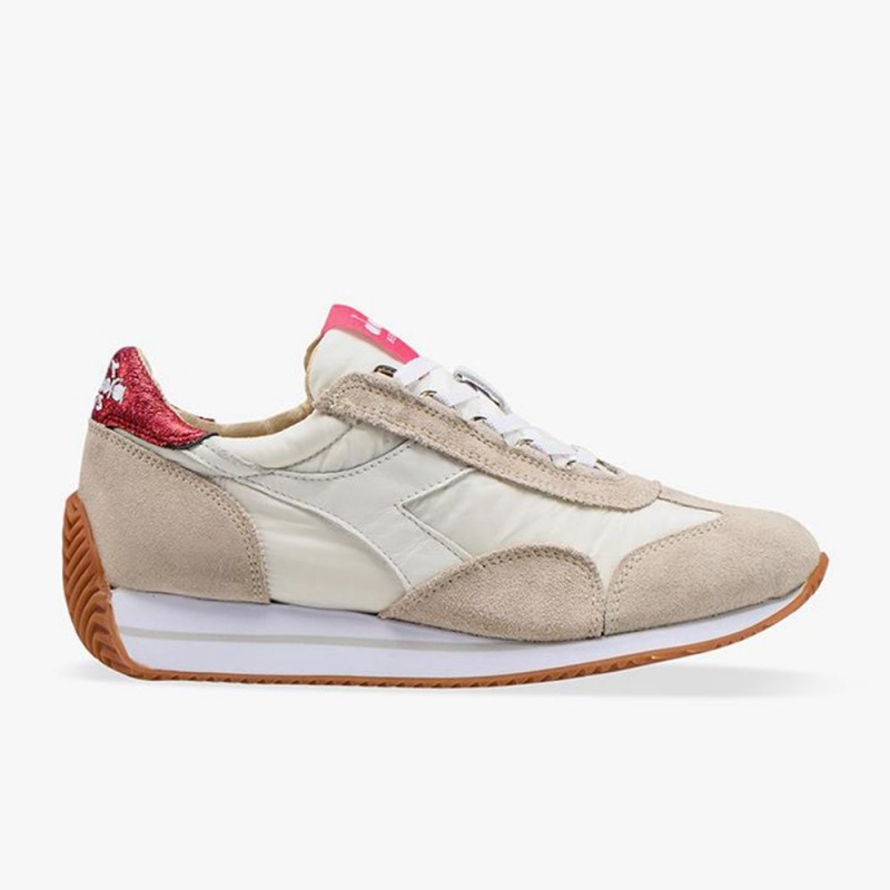 Zapatillas Bajas Diadora Equipe Mujer Beige | MZNQJOR-03