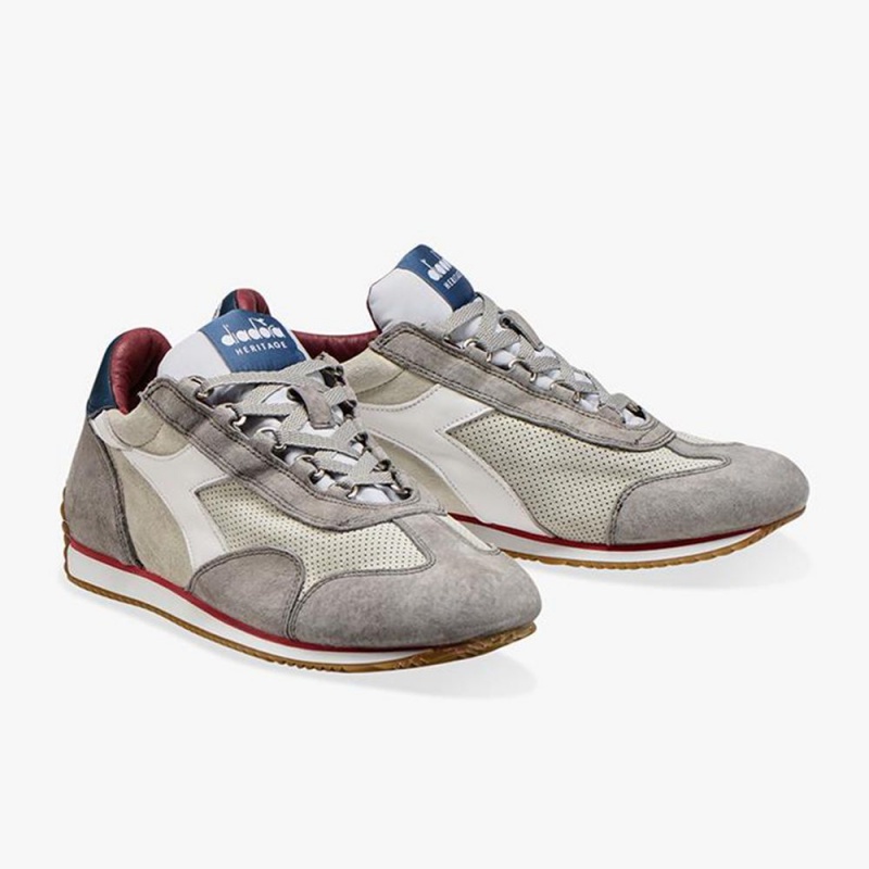 Zapatillas Bajas Diadora Equipe Mujer Gris | XRYKWEI-85