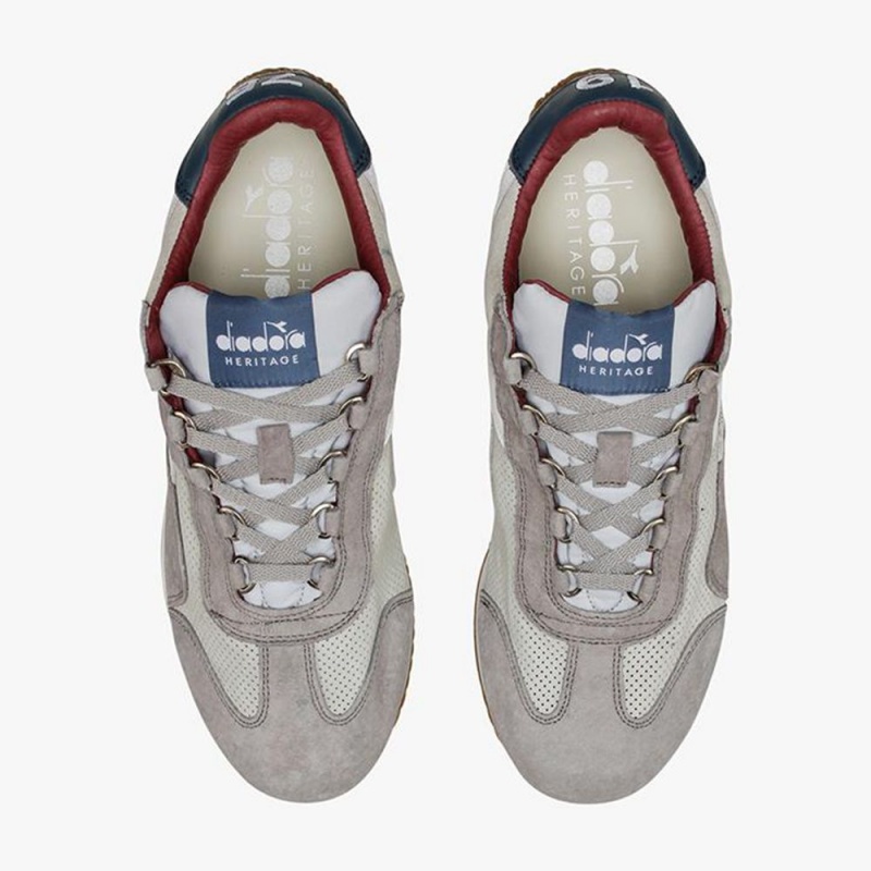 Zapatillas Bajas Diadora Equipe Mujer Gris | XRYKWEI-85