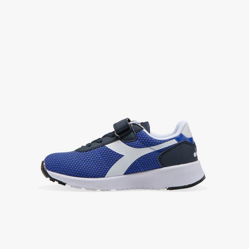 Zapatillas Bajas Diadora Evo Run Niños Azules | HJKNUZI-85