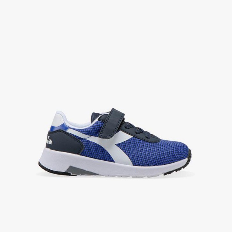 Zapatillas Bajas Diadora Evo Run Niños Azules | HJKNUZI-85