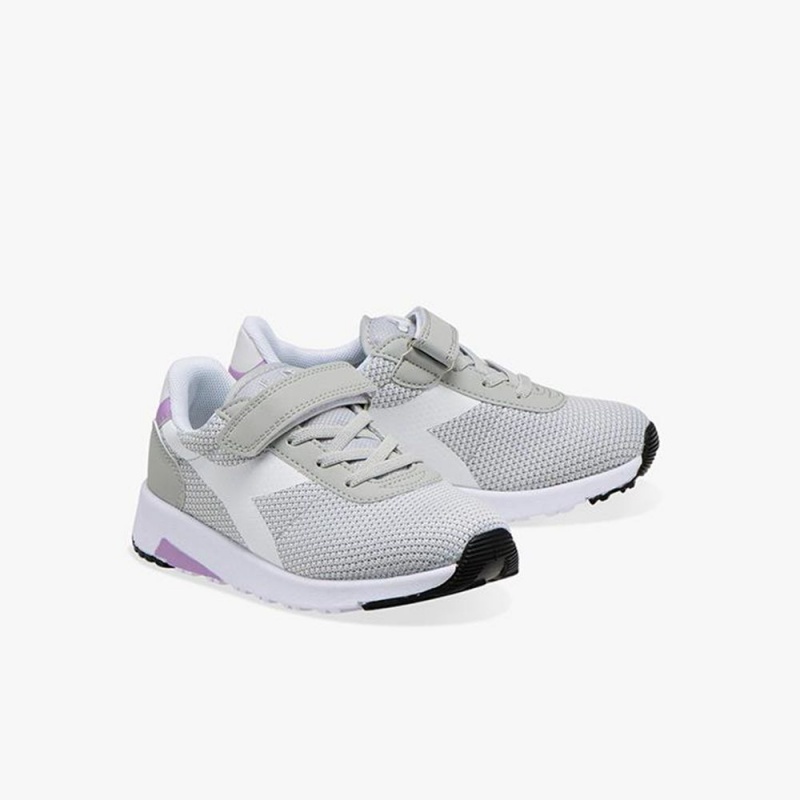 Zapatillas Bajas Diadora Evo Run Niños Gris | YIXPNBJ-45