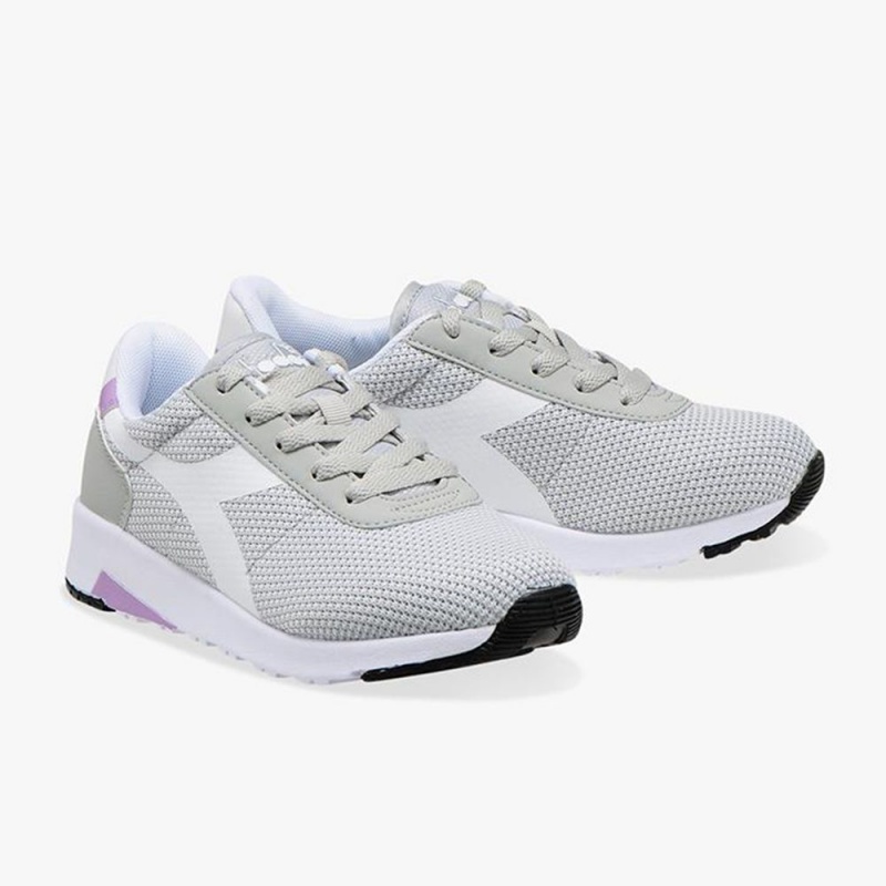 Zapatillas Bajas Diadora Evo Run Niños Gris | PDCIAEB-45