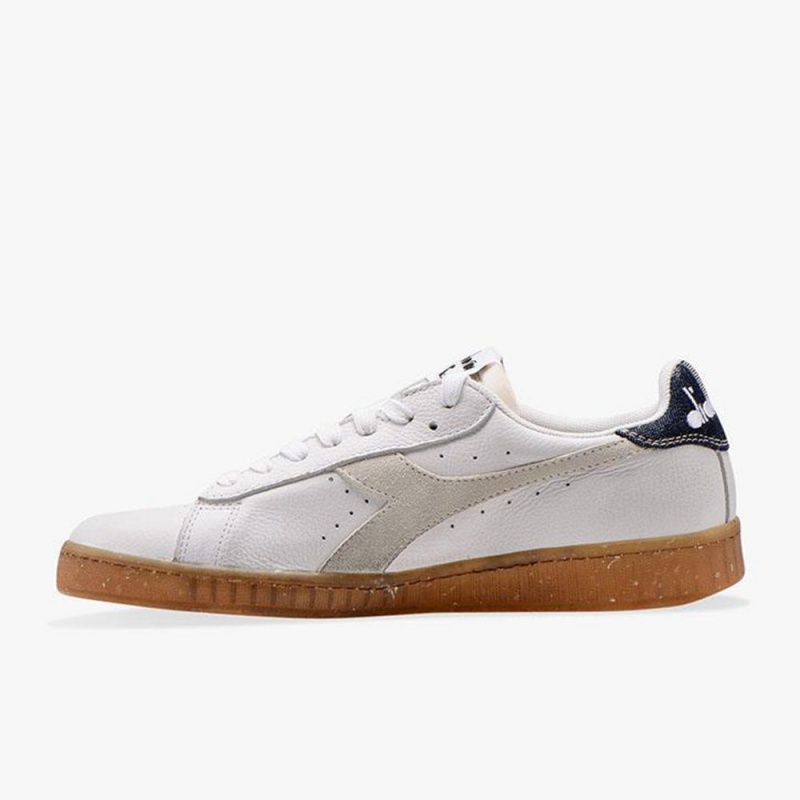 Zapatillas Bajas Diadora Game Hombre Blancas | PBKTUXZ-14