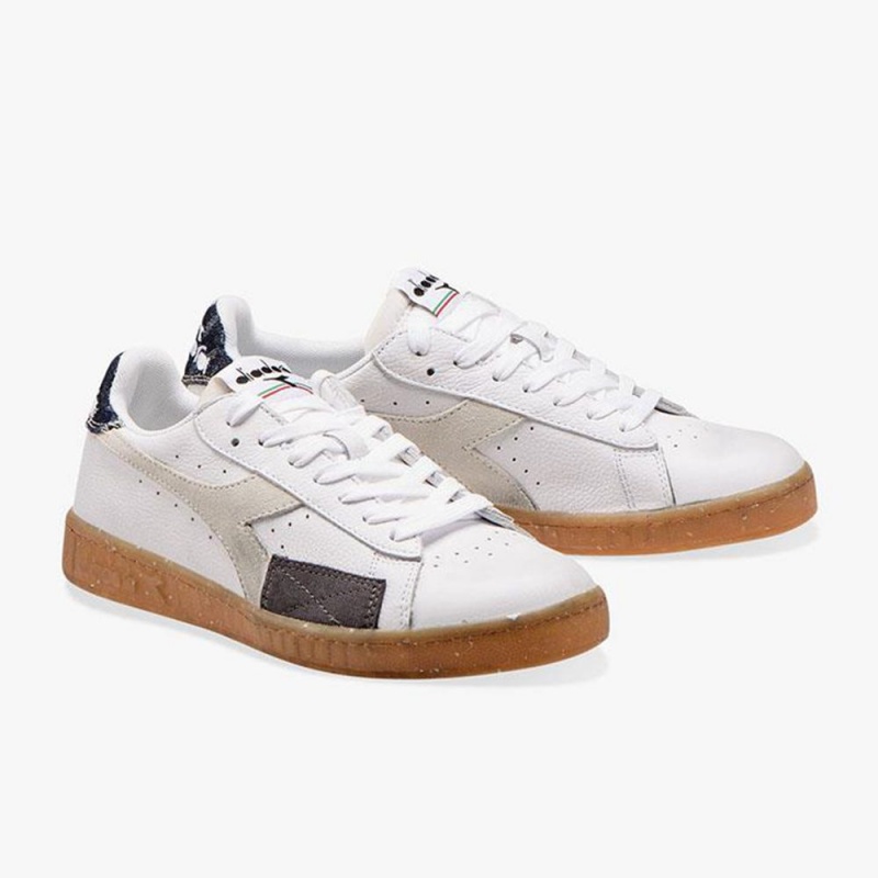 Zapatillas Bajas Diadora Game Hombre Blancas | PBKTUXZ-14