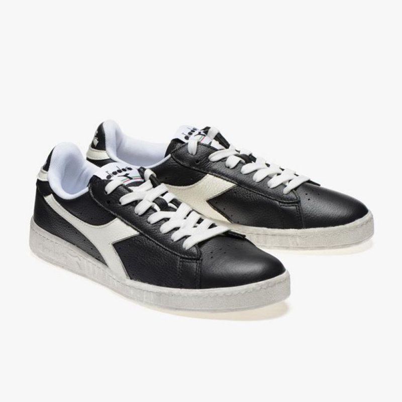 Zapatillas Bajas Diadora Game Hombre Negras | RNGWJAT-47