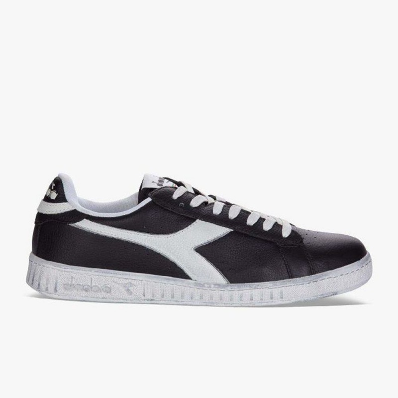 Zapatillas Bajas Diadora Game Hombre Negras | RNGWJAT-47