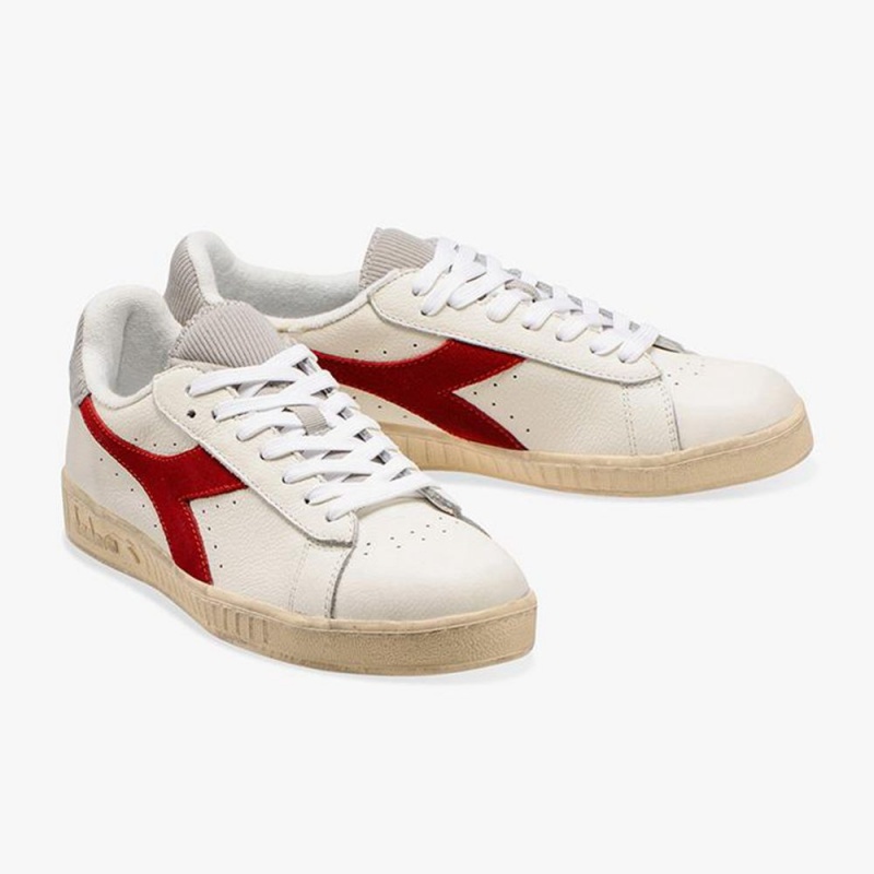 Zapatillas Bajas Diadora Game Hombre Rojas | WTJXCAQ-12