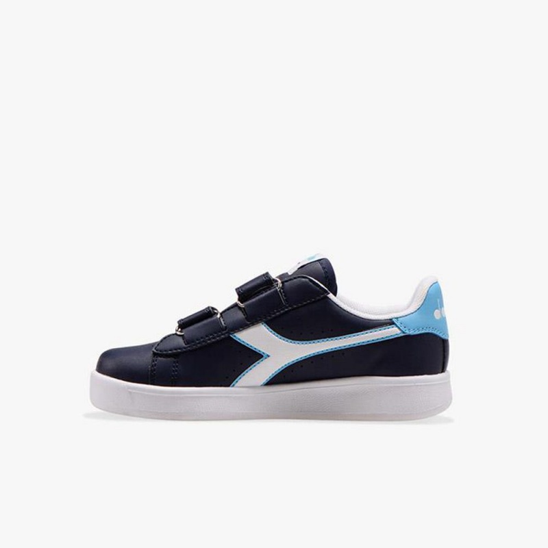 Zapatillas Bajas Diadora Game Niños Azul Marino | UKAZWRT-43