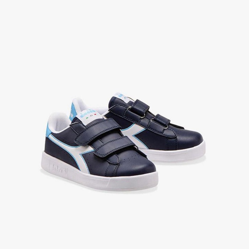 Zapatillas Bajas Diadora Game Niños Azul Marino | UKAZWRT-43