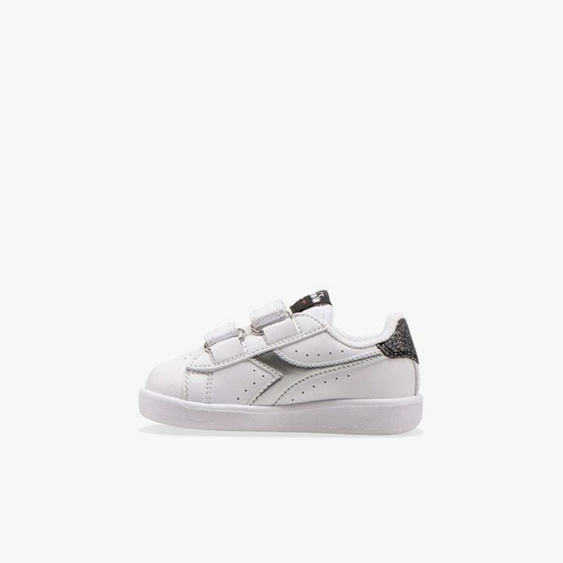 Zapatillas Bajas Diadora Game Niños Blancas | QTHXNPM-53