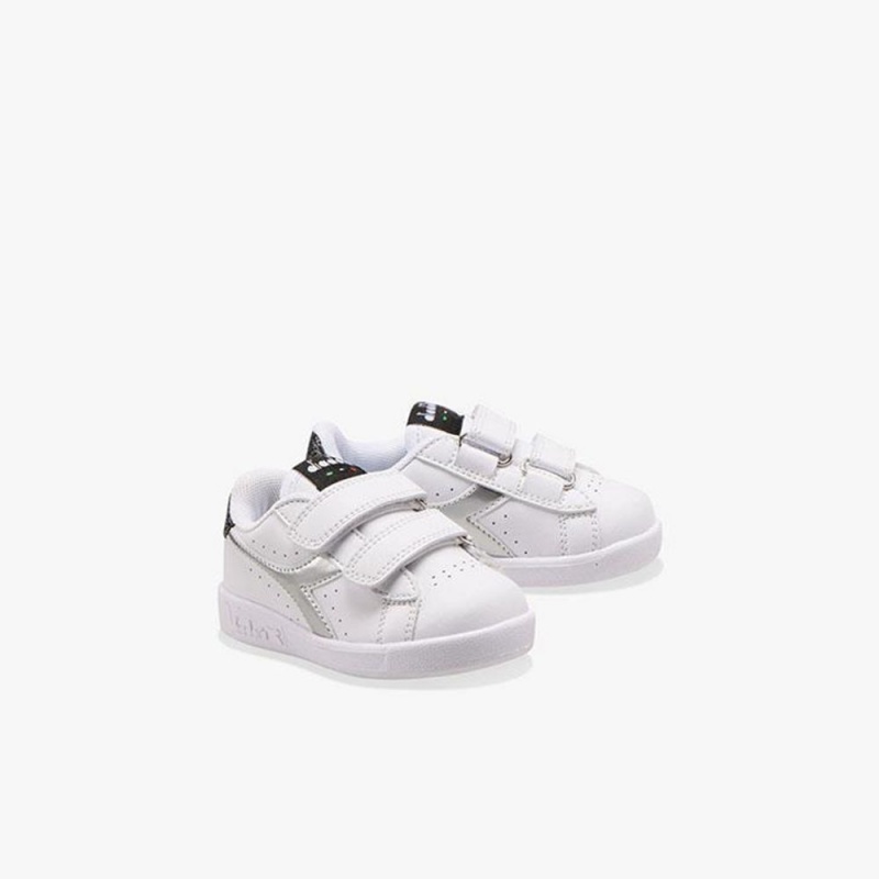 Zapatillas Bajas Diadora Game Niños Blancas | QTHXNPM-53