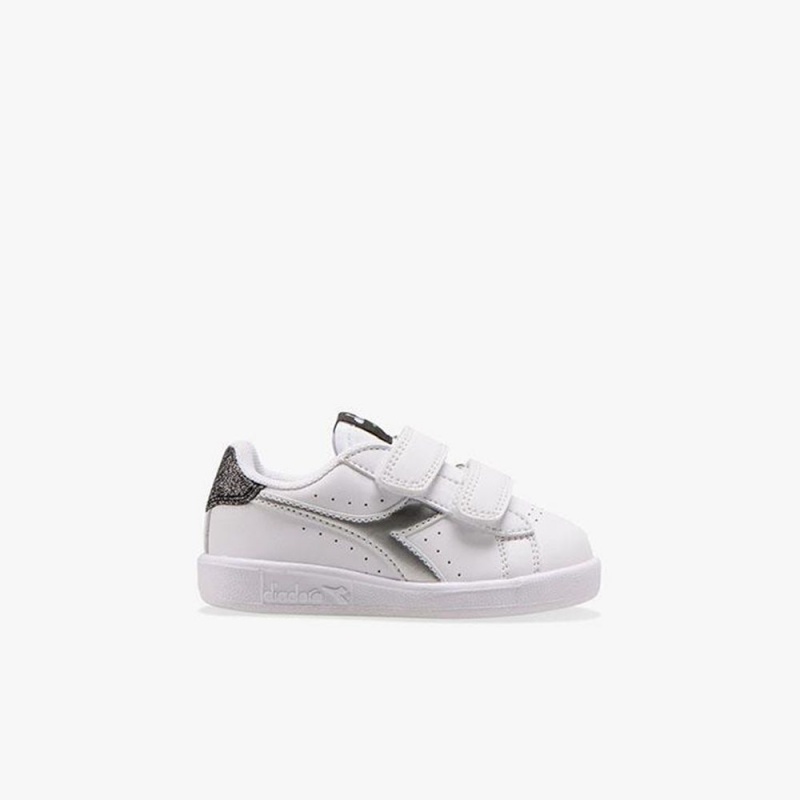 Zapatillas Bajas Diadora Game Niños Blancas | QTHXNPM-53