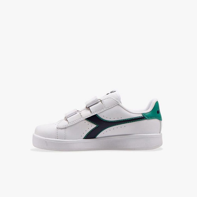 Zapatillas Bajas Diadora Game Niños Blancas | YGDIAWK-42