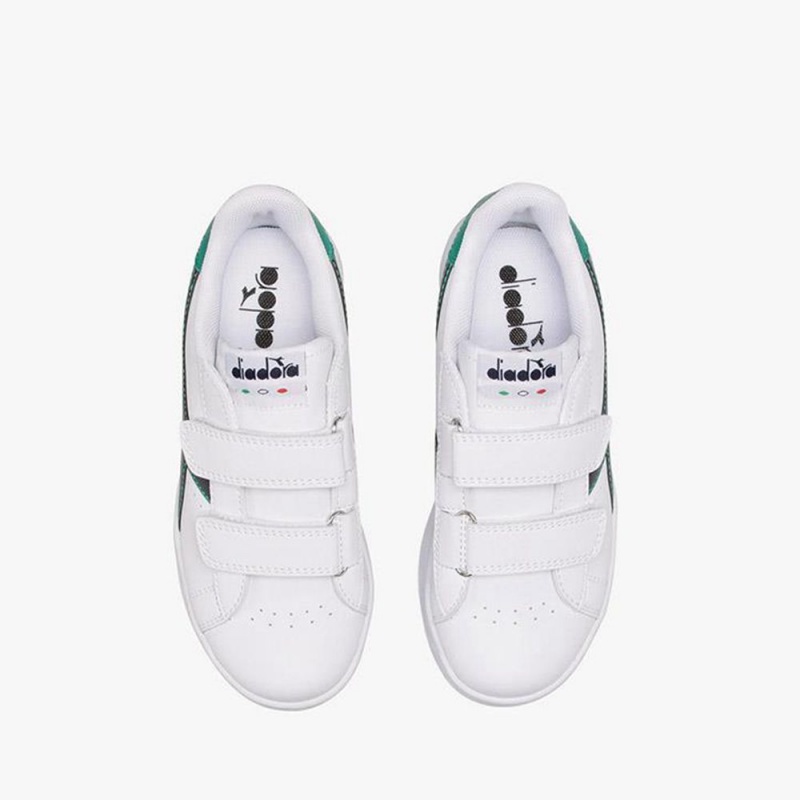 Zapatillas Bajas Diadora Game Niños Blancas | YGDIAWK-42