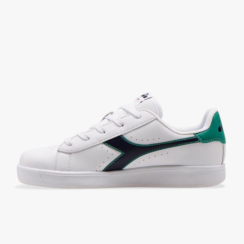 Zapatillas Bajas Diadora Game Niños Blancas | CBMFYNU-17