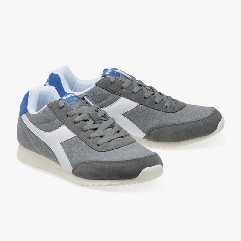 Zapatillas Bajas Diadora Jog Hombre Gris | YZCQSUV-81