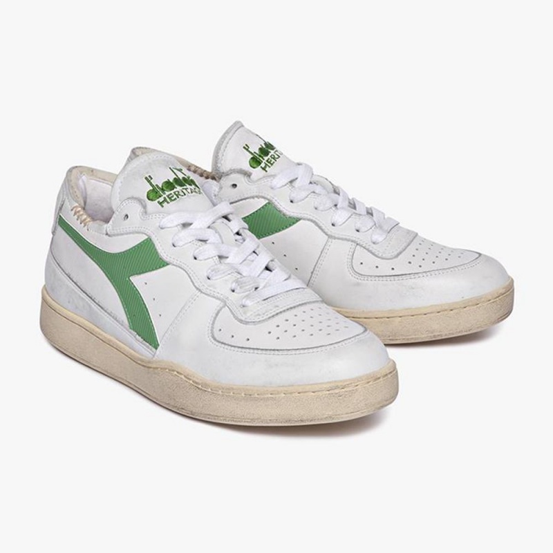 Zapatillas Bajas Diadora MI Basket Hombre Verde | JORIFUG-94