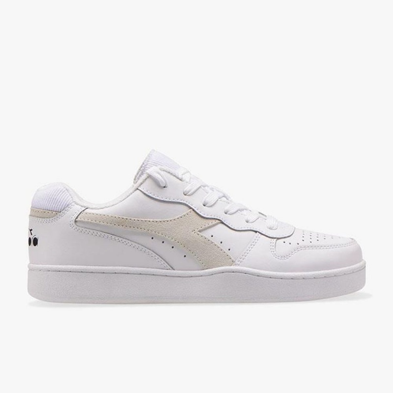 Zapatillas Bajas Diadora MI Basket Hombre Blancas | BKYSJIH-95