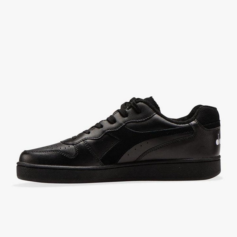 Zapatillas Bajas Diadora MI Basket Hombre Negras | WRYHFOT-72