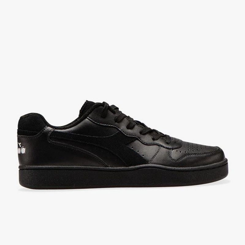 Zapatillas Bajas Diadora MI Basket Hombre Negras | WRYHFOT-72