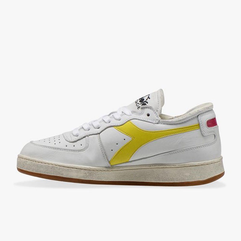 Zapatillas Bajas Diadora MI Basket Mujer Amarillo | BLAYJHW-14