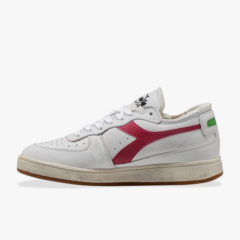 Zapatillas Bajas Diadora MI Basket Mujer Rojas | BIPVXDM-05