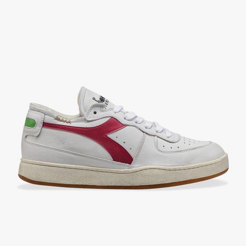 Zapatillas Bajas Diadora MI Basket Mujer Rojas | BIPVXDM-05