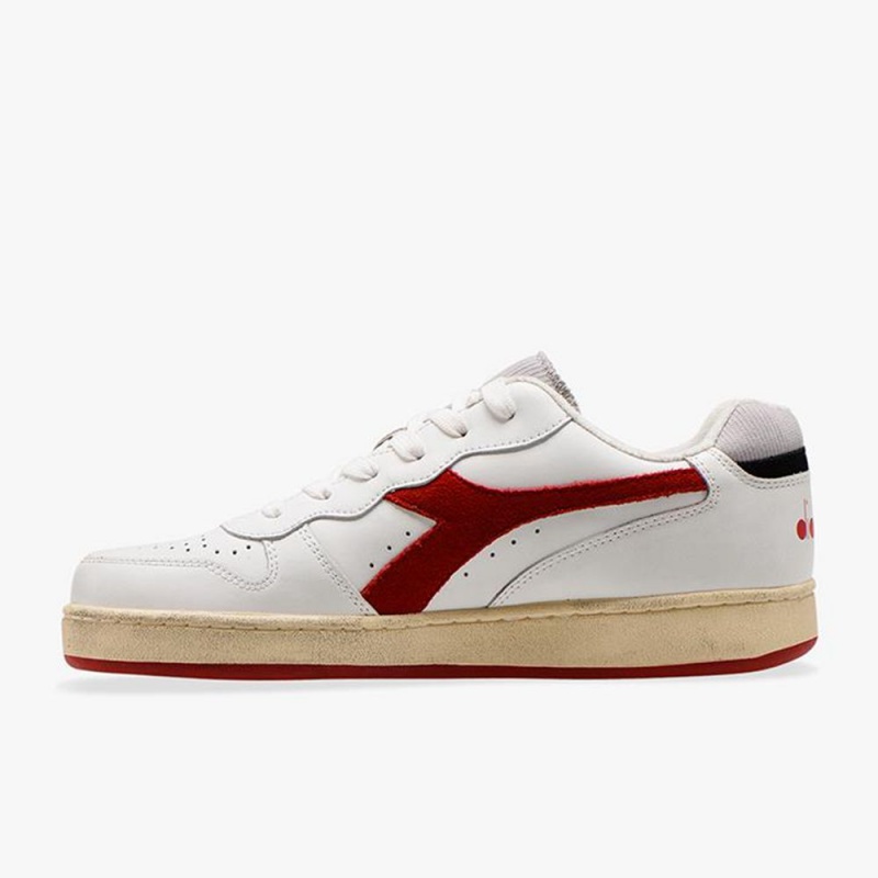 Zapatillas Bajas Diadora MI Basket Mujer Rojas | MQOXNGY-51