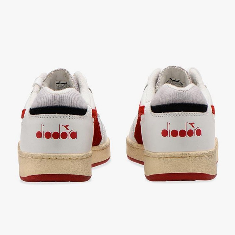 Zapatillas Bajas Diadora MI Basket Mujer Rojas | MQOXNGY-51