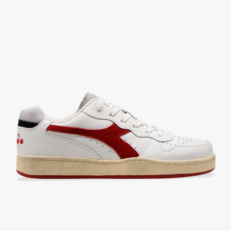 Zapatillas Bajas Diadora MI Basket Mujer Rojas | MQOXNGY-51