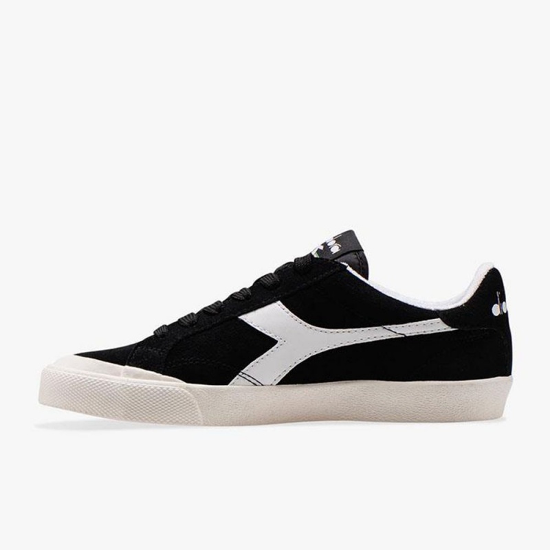 Zapatillas Bajas Diadora Melody Hombre Negras | IXZAYWB-24