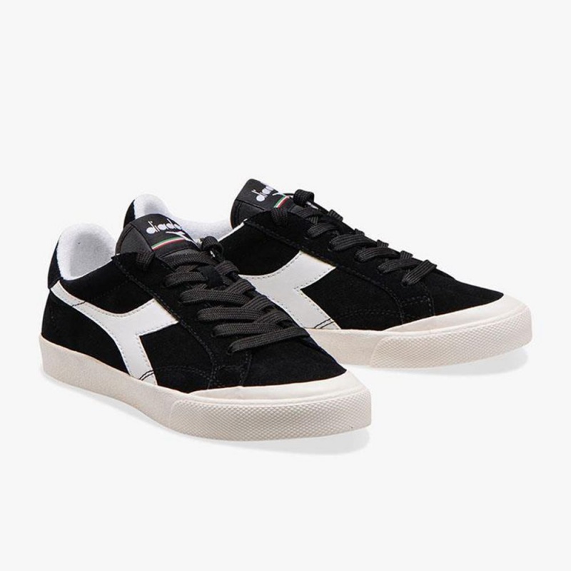 Zapatillas Bajas Diadora Melody Hombre Negras | IXZAYWB-24