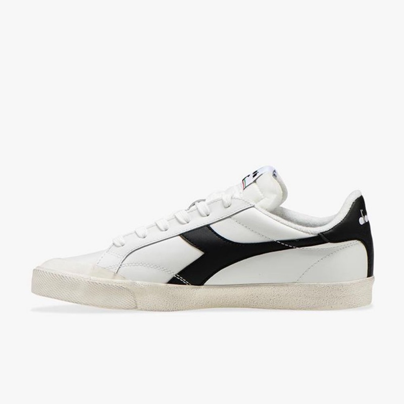 Zapatillas Bajas Diadora Melody Hombre Negras | LJAQHTM-02