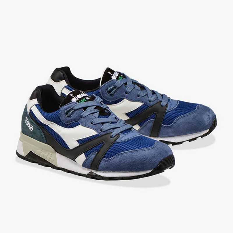 Zapatillas Bajas Diadora N9000 Hombre Azul Marino | YHTZAON-60