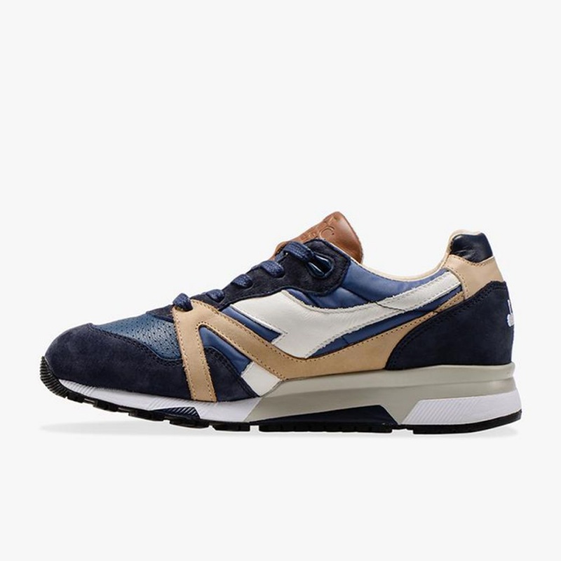 Zapatillas Bajas Diadora N9000 Hombre Azul Marino | NWOHTRQ-04