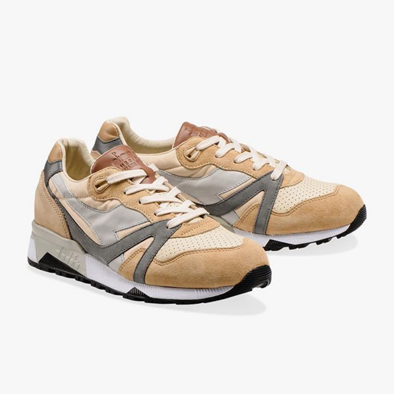 Zapatillas Bajas Diadora N9000 Hombre Beige | KLNIRZF-64