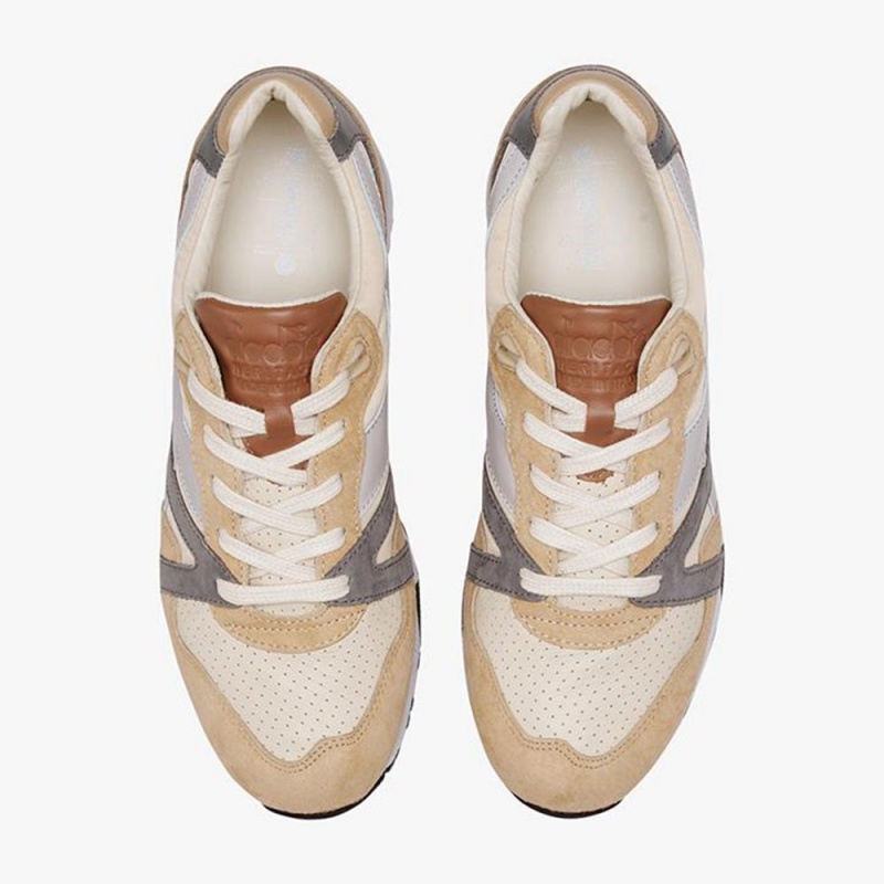 Zapatillas Bajas Diadora N9000 Hombre Beige | KLNIRZF-64