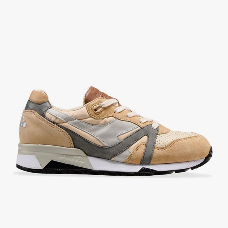 Zapatillas Bajas Diadora N9000 Hombre Beige | KLNIRZF-64